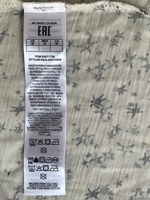 Rag & Bone All Over Stars T-shirt streetwear casual celestial essential M thumbnail 9