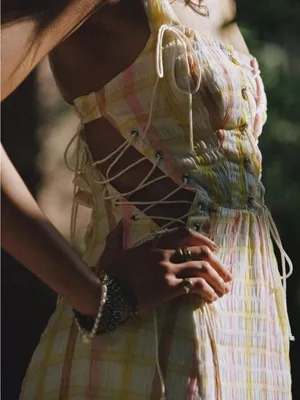 For love & Lemons Rue Midi Dress thumbnail 9