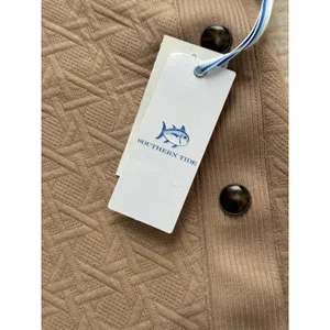 NWT Southern Tide Cordelia Pullover Sweater Womens XL‎ Tan Quilted Button Sides thumbnail 4