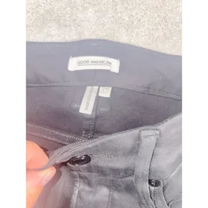 Good American Good Straight Coated jean in Black 0/25 thumbnail 3