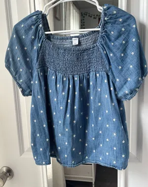 American Eagle Old Navy Denim Top thumbnail 1