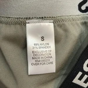 Essentials Fear of God biker shorts olive green thumbnail 6