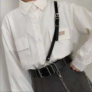 Black Suspender Cross Strap Harness Belt New thumbnail 3