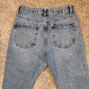 Zara Light Blue Denim Straight Leg Jeans Size 10 thumbnail 8