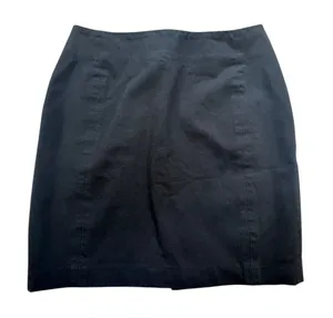 Banana Republic Black Stretch Pencil Skirt Women 2P Petite Professional Workwear thumbnail 1