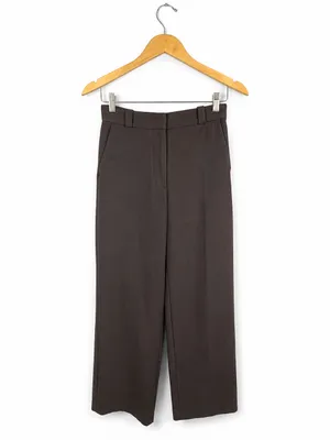 & Other Stories Brown Tailored Wide Leg Trousers EUR 36 US 4 thumbnail 2