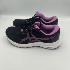 ASICS Gel Contend Women's Running Shoes Athletic Sneakers Black Purple Size‎ 7.5 thumbnail 2