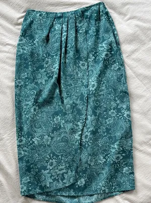 O’Neill Corrine Satin Wrap Midi Skirt thumbnail 1