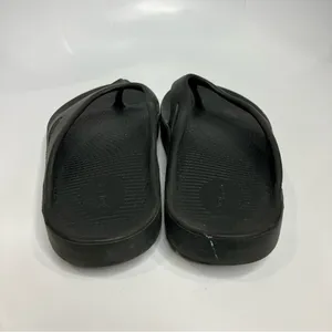 Oofos Ooriginal black sandals flip flops comfort sandals unisex‎ sizing thumbnail 8