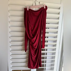 Plein Sud y2k Red Draped Dress thumbnail 5