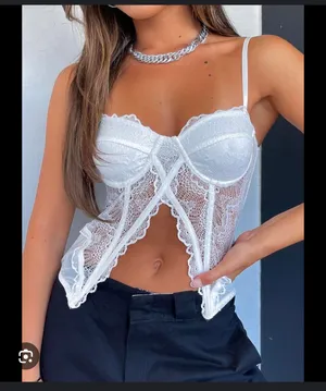 White Fox White Lace Bustier  thumbnail 1