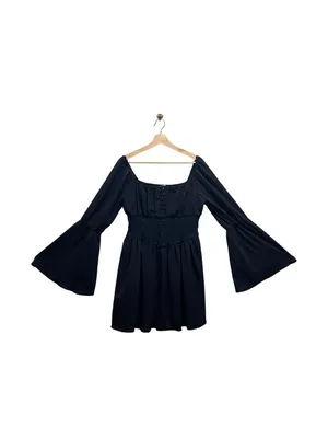 One Clothing One Love Clothing Off Shoulder Corset Mini Dress Black Size XL Renaissance Cute thumbnail 2