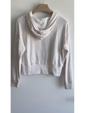 OFFLINE by Aerie OTT Cropped Tie Dye Hoodie Pink Fleece Pullover Small thumbnail 9