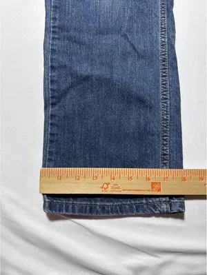 Levi's 505 Regular Fit Classic Blue Denim Jeans thumbnail 3