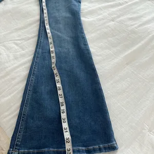 White Fox Women’s Blue Medium Denim Flare Jeans thumbnail 8
