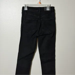 Zara Women Denim‎ High Waisted Black Skinny Jegging Jeans size 4 thumbnail 6
