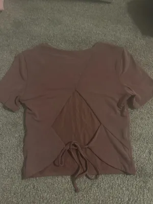 Lululemon Open Tie-Back Short Sleeve in Spiced Chai thumbnail 4