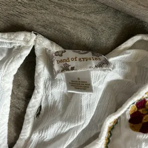 Band of gypsies embroidered white dress thumbnail 4