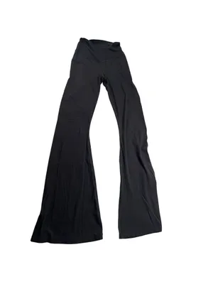 Offline by Aerie Black Real Me Flare Hi-Rise Pants Size Medium thumbnail 2