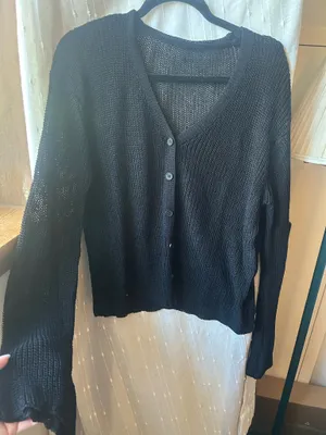 Light Cardigan Black Size L thumbnail 4