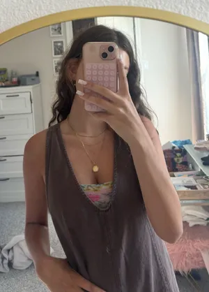 Free People Overalls Denim Shorts thumbnail 1