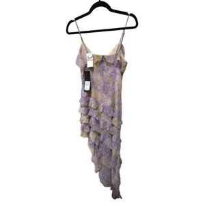 Elliatt Aveline Ruffle Asymmetric Gown New with Tags Size Small thumbnail 6