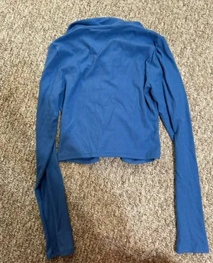 Blue Long Sleeve Top thumbnail 2