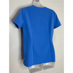 Figs Women’s V-Neck Scrub Top Blue shirt size XS thumbnail 3