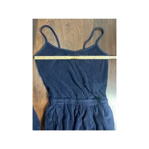 OFFLINE By Aerie Summer Lights Terry Jumpsuit Navy Blue Size Smal thumbnail 8