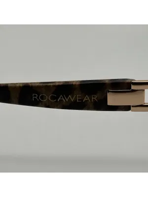 Rocawear Shield Sunglasses Blue Lenses Tortoise Arms thumbnail 10
