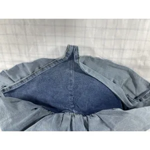 Denim Tiered Ruffled Skort High Waist Shorts Mini Skirt Medium Wash - Size XS thumbnail 3
