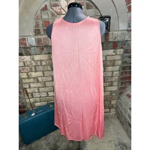nightgown satin lace collar pink floral thumbnail 6