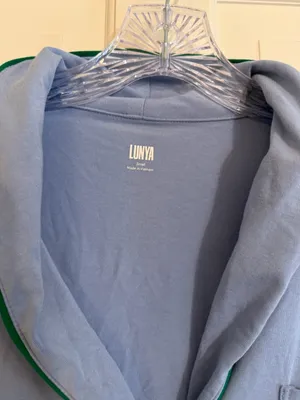 Lunya Slumberknit Pajama Top Blue Size Small thumbnail 3
