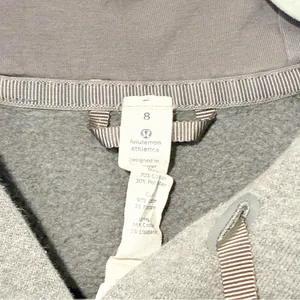 Lululemon Wind Down Pullover Heathered Medium Grey / Slate Size 8 Sweatshirt thumbnail 3