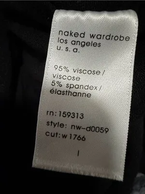 naked wardrobe Black Long Sleeve Bodycon Mini Dress thumbnail 6