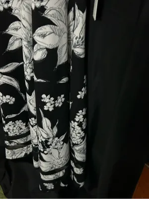 Calvin Klein Women’s Black & White Floral Print Dress SZ 6 NWT thumbnail 6