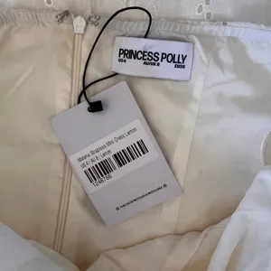 Princess Polly Malena Lemon Eyelet Strapless Mini Dress thumbnail 15