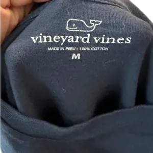Vineyard Vines Navy Oklahoma Shirt thumbnail 5