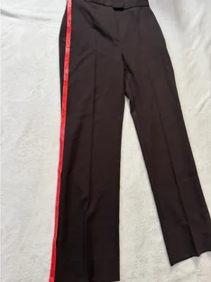COS Women's Tailored Brown Straight-Leg Dress Pants thumbnail 3