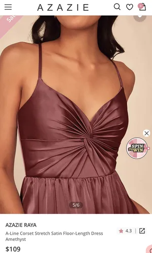 Azazie Bridesmaid Dress Worn ONCE thumbnail 4