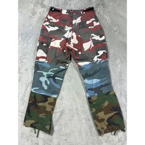 Straight Gnarcotic Patchwork Camo Cargo Pants Military Streetwear Small thumbnail 9