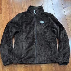 The North Face Women’s Brown Furry Osito Full Zip Jacket size M‎ thumbnail 1
