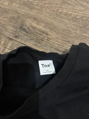 Aritzia tna chill ortiz cropped t-shirt in black thumbnail 3