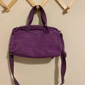 Kipling Purple Crossbody Bag w/ Keychain thumbnail 7
