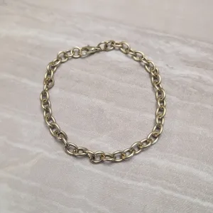 Vintage Gold Tone Chain Bracelet 7.5" thumbnail 3