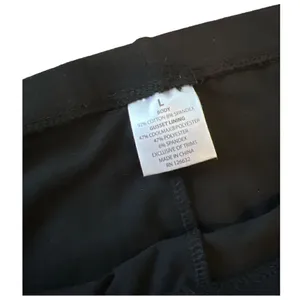 Womens black spandex leggings thumbnail 2