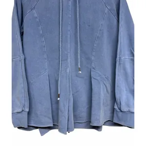 Anthropologie Pilcro & The‎ Letterpress Blue Flynn Hoodie Sweatshirt Size Medium thumbnail 5