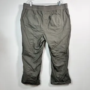 INC International Concepts Olive Green Floral Embroidered‎ Cropped Pants 18 thumbnail 2