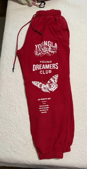Youngla Sweatpants Red thumbnail 1