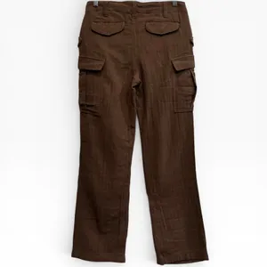 Free People‎ We The Free Last Catch Check Trousers Brown Slouchy Pants XS 2 thumbnail 6